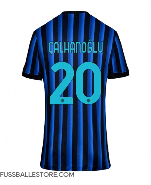 Günstige Inter Milan Hakan Calhanoglu #20 Heimtrikot Damen 2025-26 Kurzarm Günstige Inter Milan Hakan Calhanoglu #20 Heimtrikot Damen 2025-26 Kurzarm